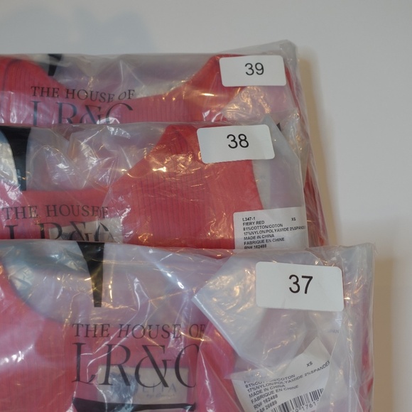 REVOLVE Lita by Ciara True Rib Tank Top & Skirt SET Fiery Red Size XS NWT - Picture 14 of 15